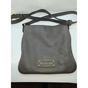 Marc by Marc Jacobs Gray Leather Cross Body Shoulder Bag